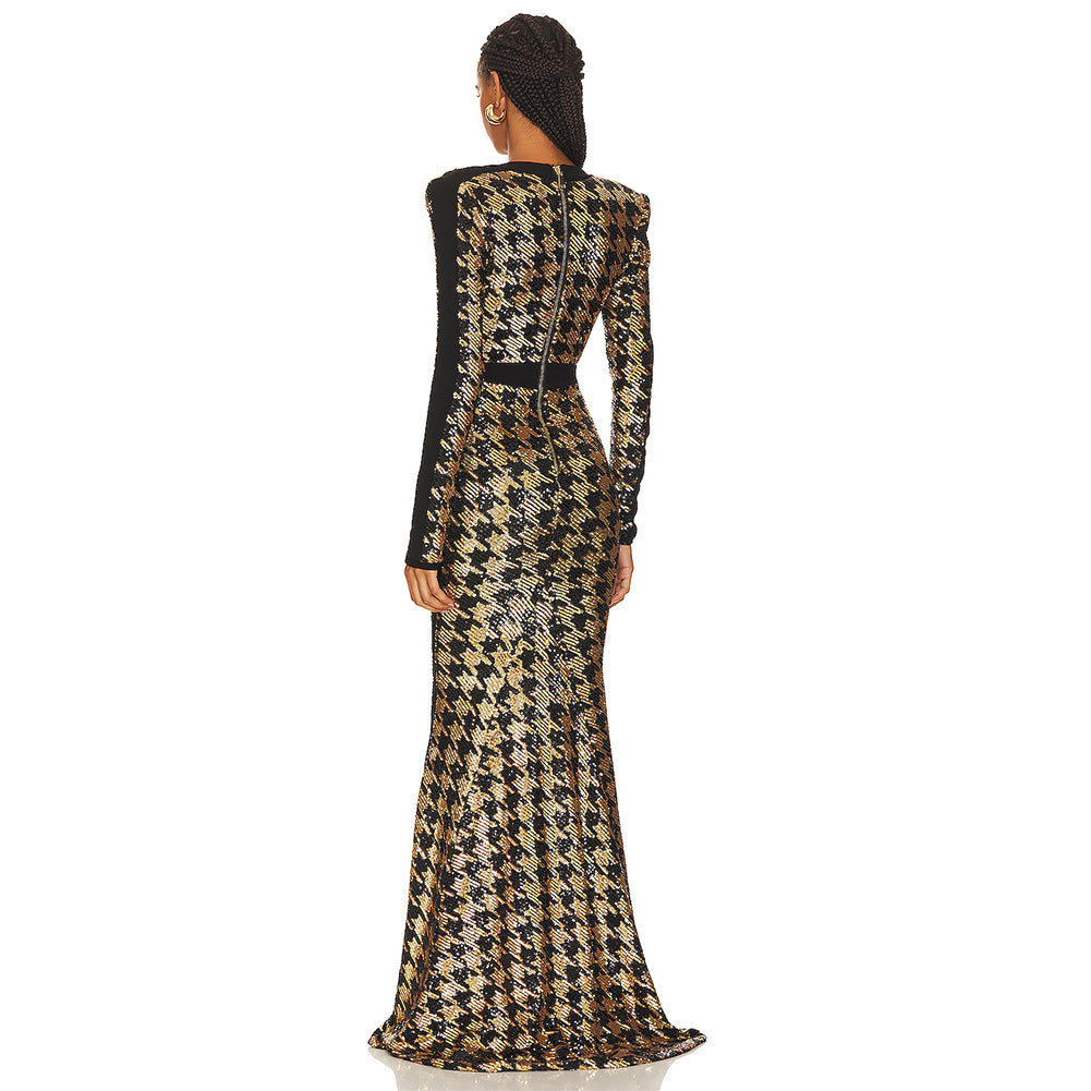 Gold Dress KLYB016