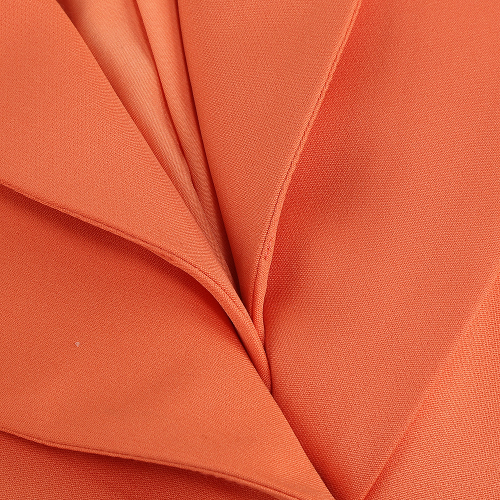 Orange Bodycon Set KLYF575 6