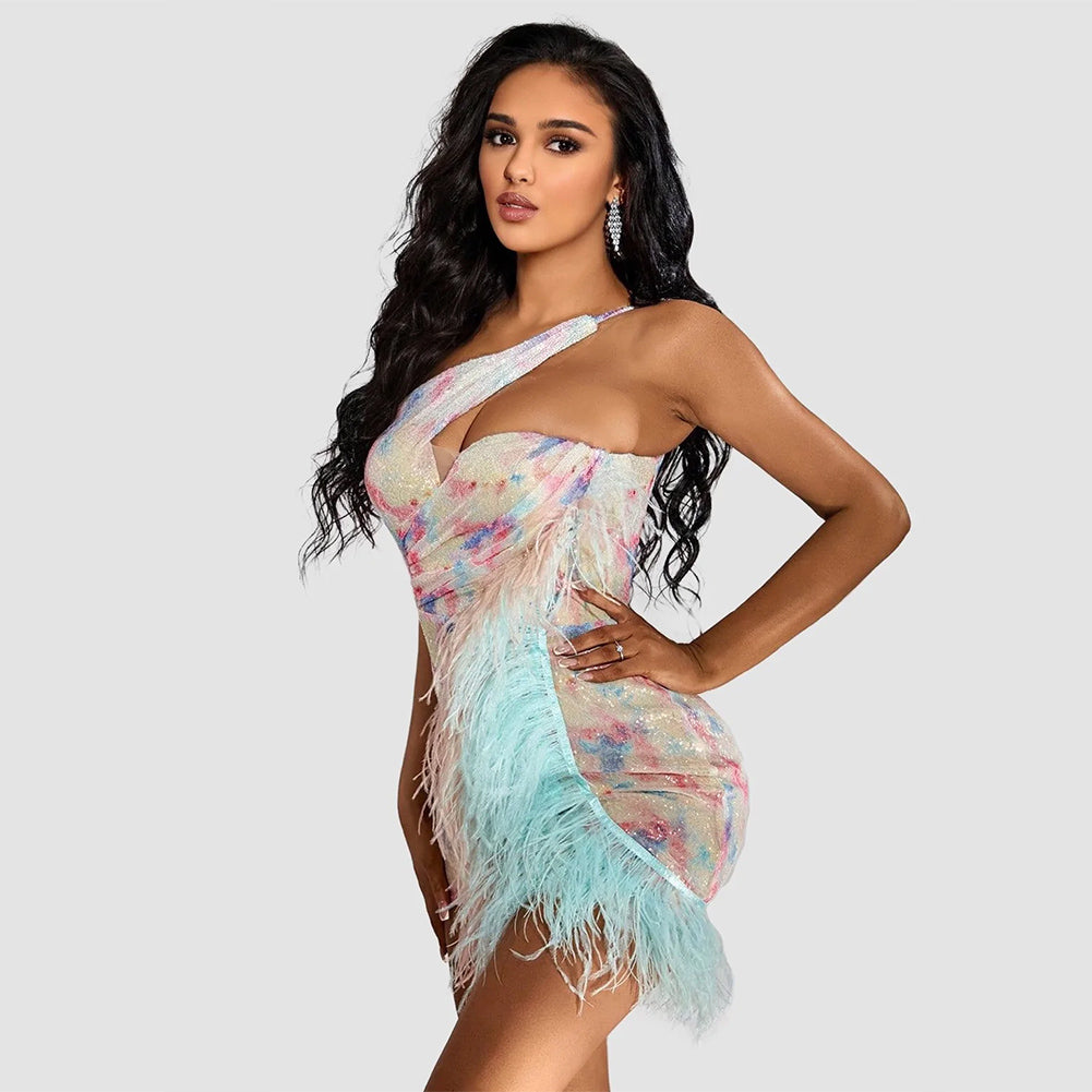 Flower Bodycon Dress KLYF702 3