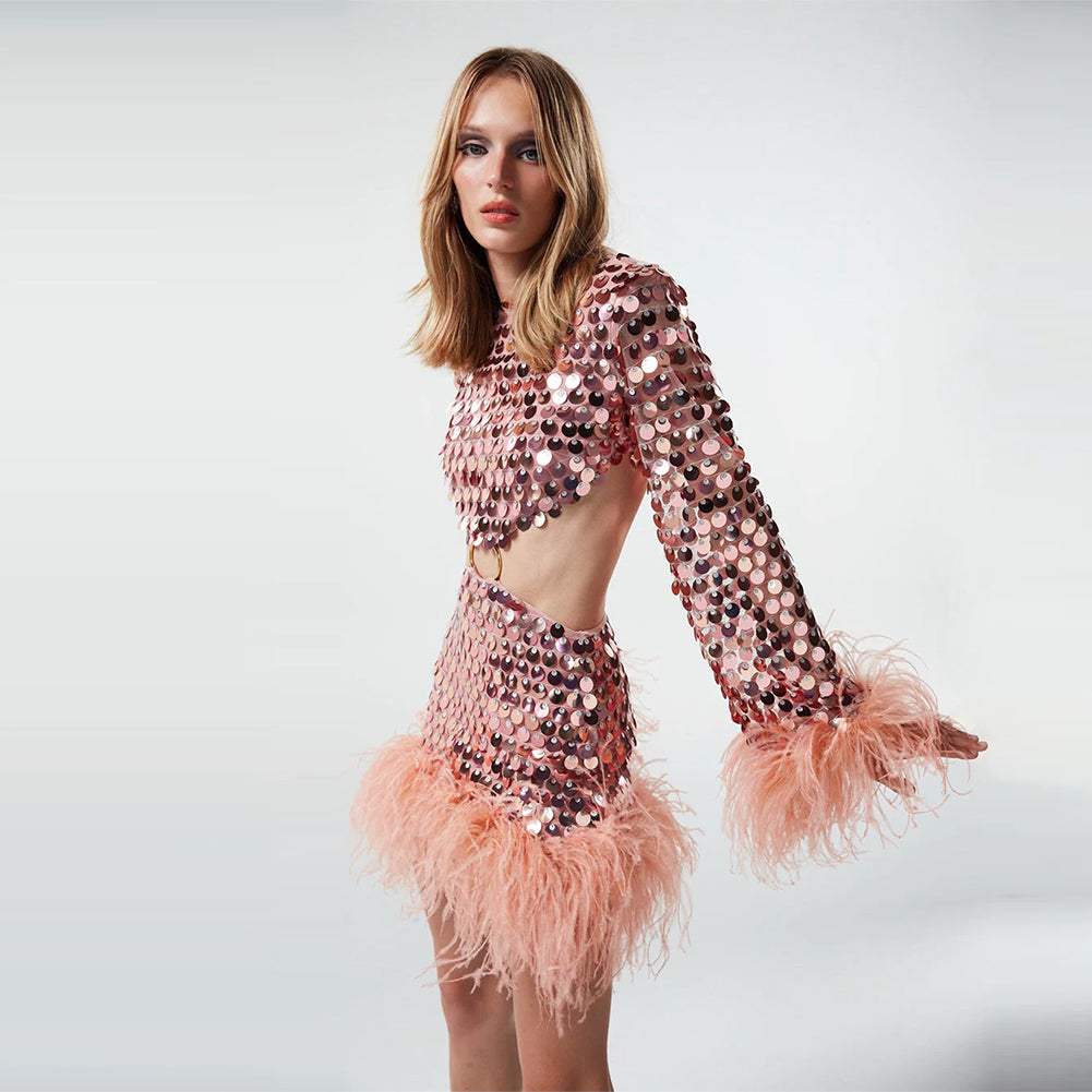 Pink Dress KLYF843