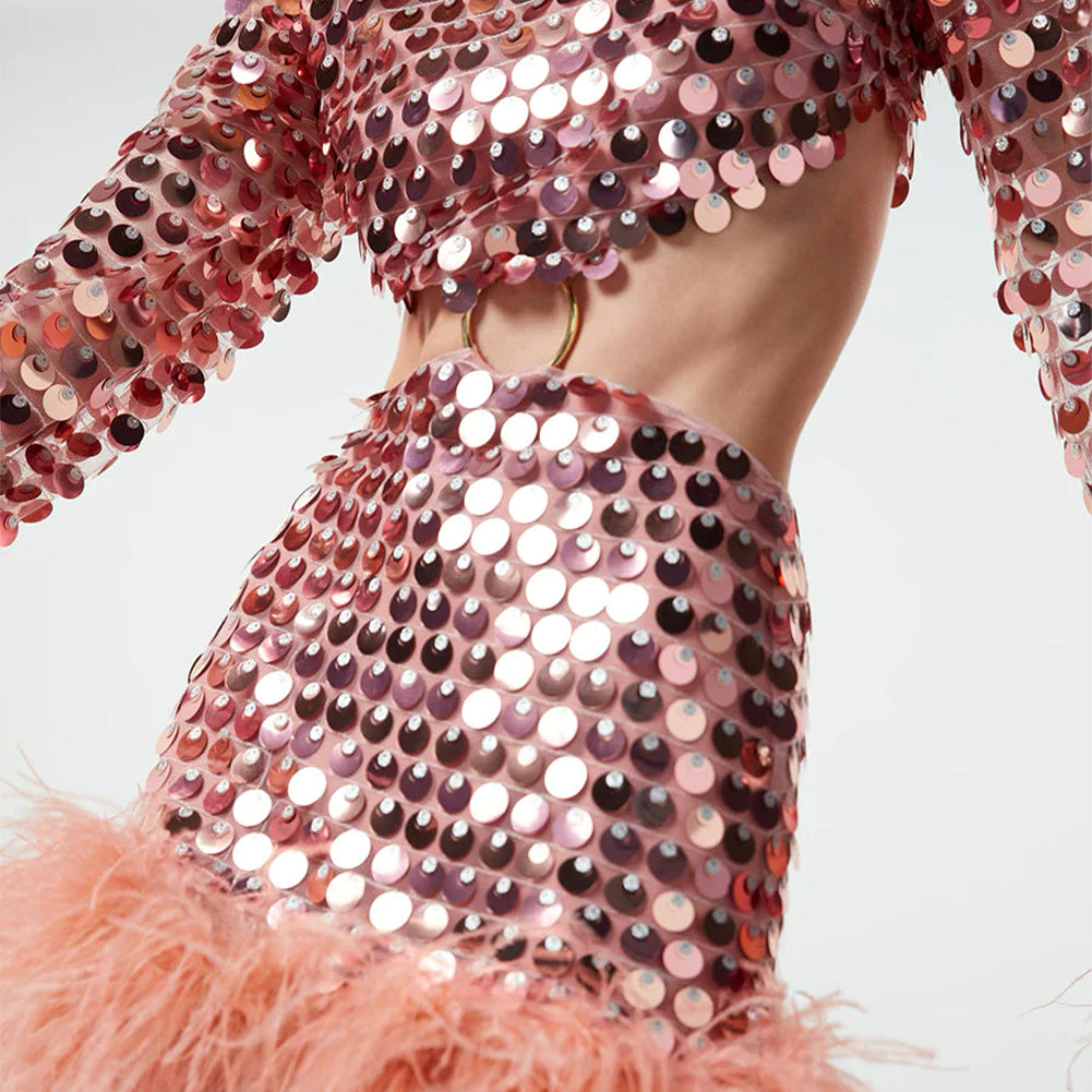 Pink Dress KLYF843