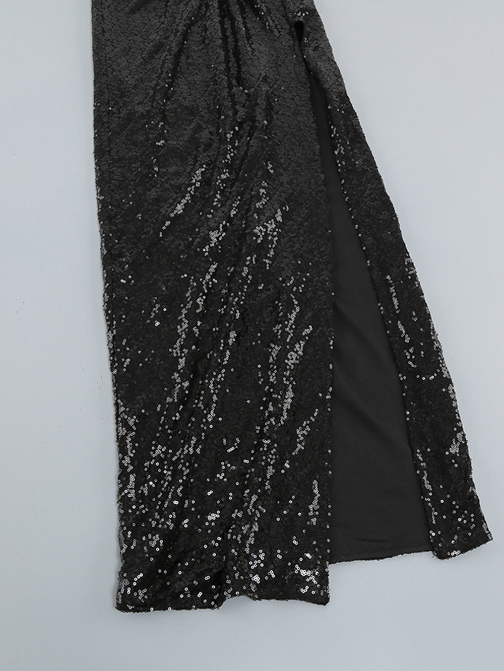 Strappy Sleeveless Sequins Maxi Dress KLYF868