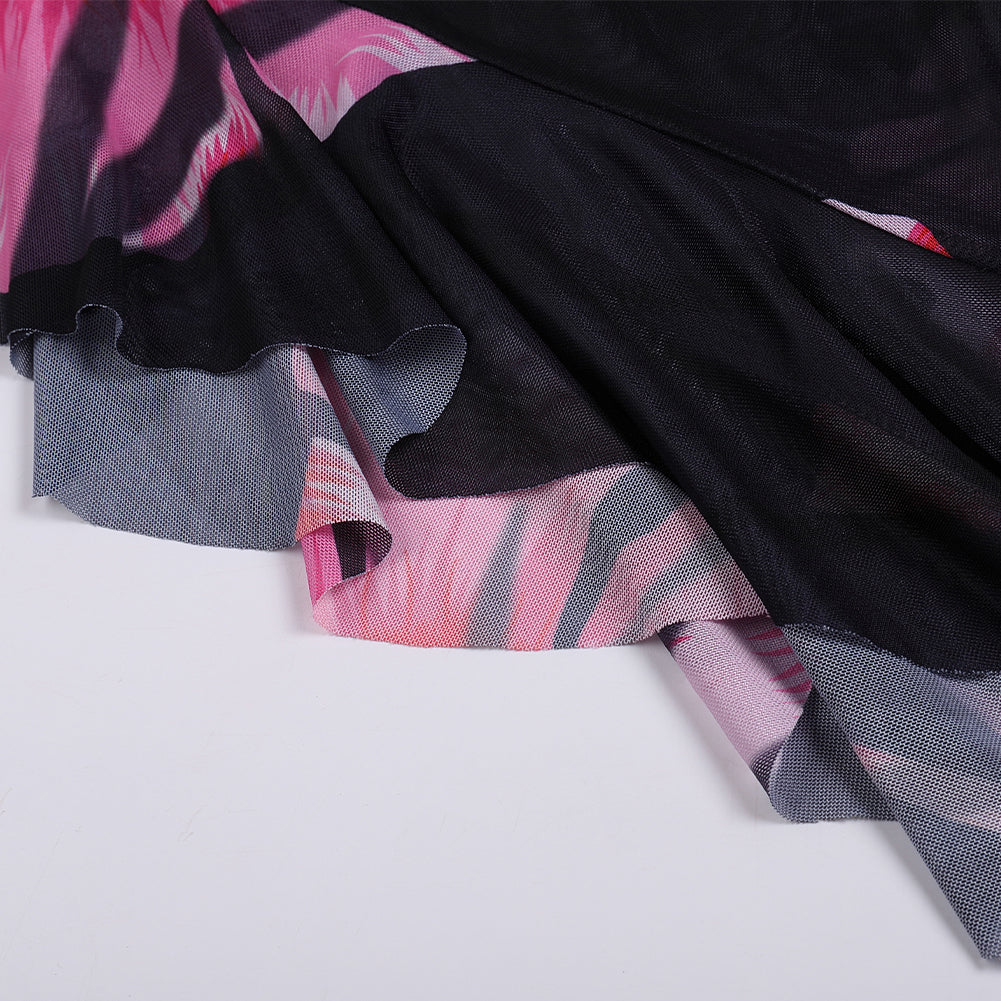 Strapless Sleeveless Irregular Dress KLYF914