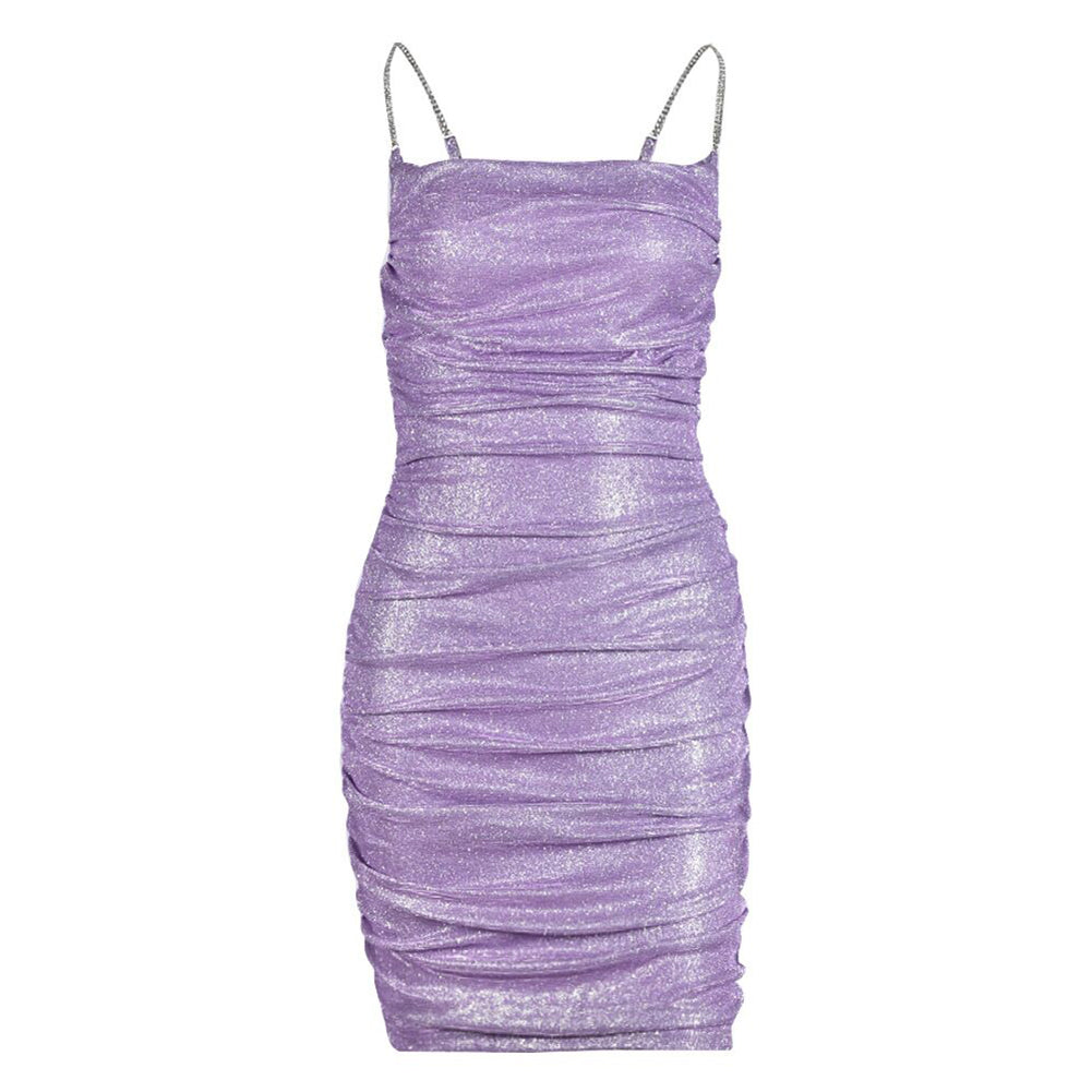Purple Bandage Dress KLYY001