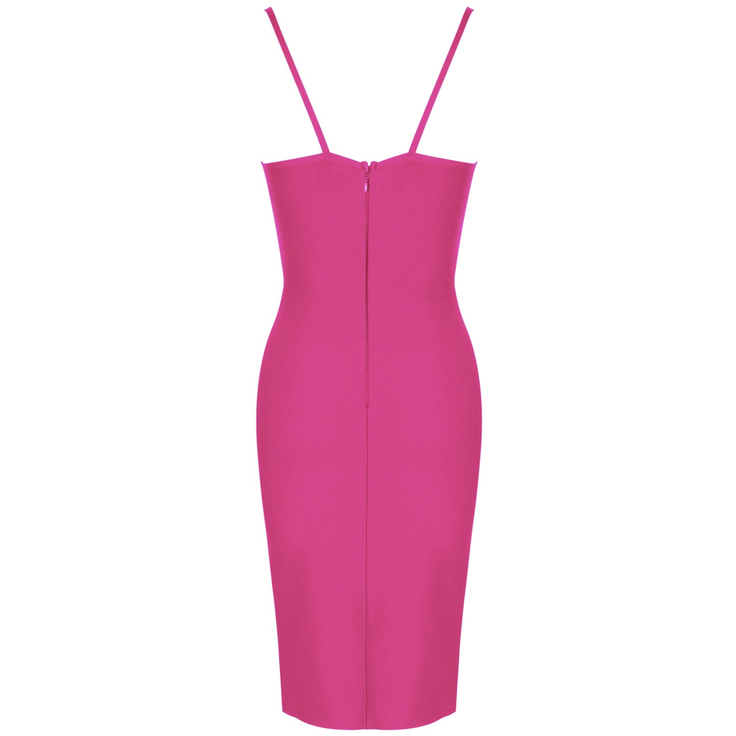 Strappy Sleeveless Plain Midi Bandage Dress PK092003