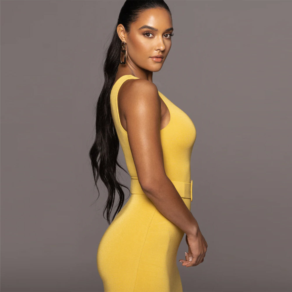 Orange Bodycon Dress OW23096
