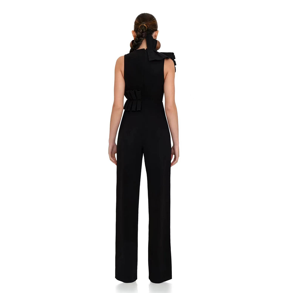 Black Bandage Jumpsuit OW23219