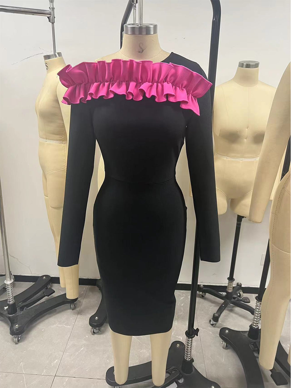 Black Bandage Dress OW23234