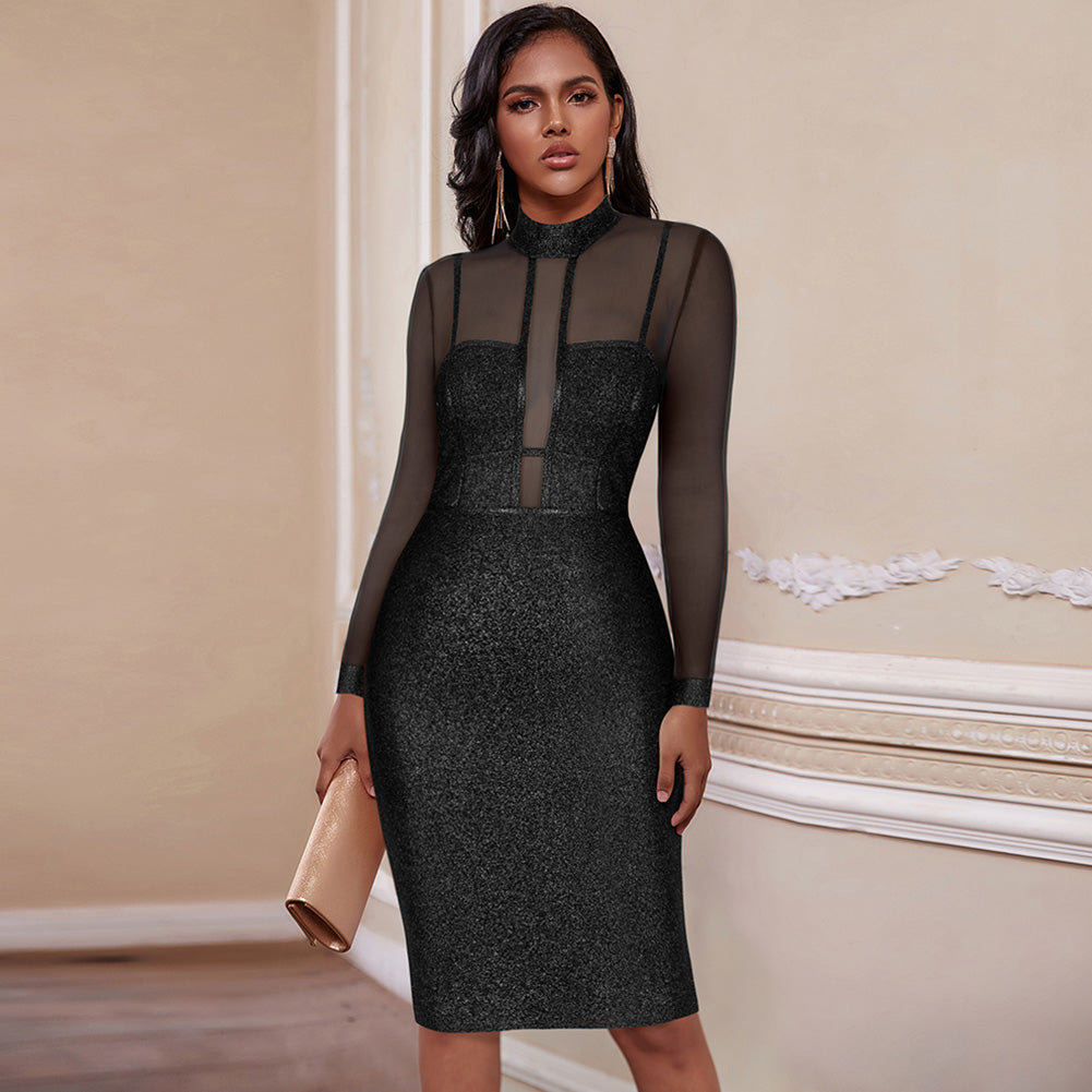 Black Bandage Dress PP20021 1