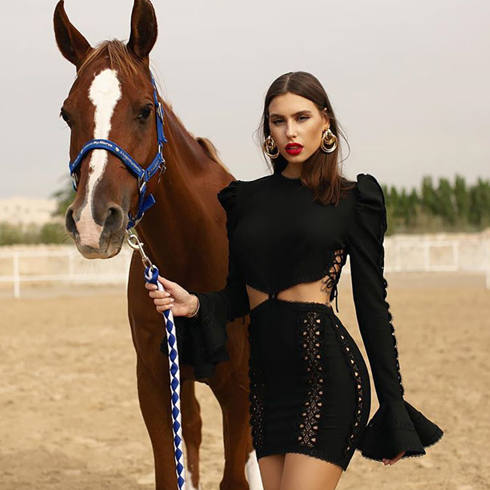Black Bandage Dress PP21108 1