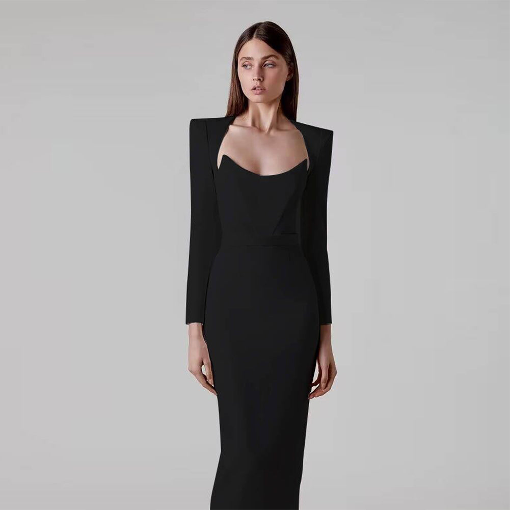 Black Bandage Dress PP23010 2