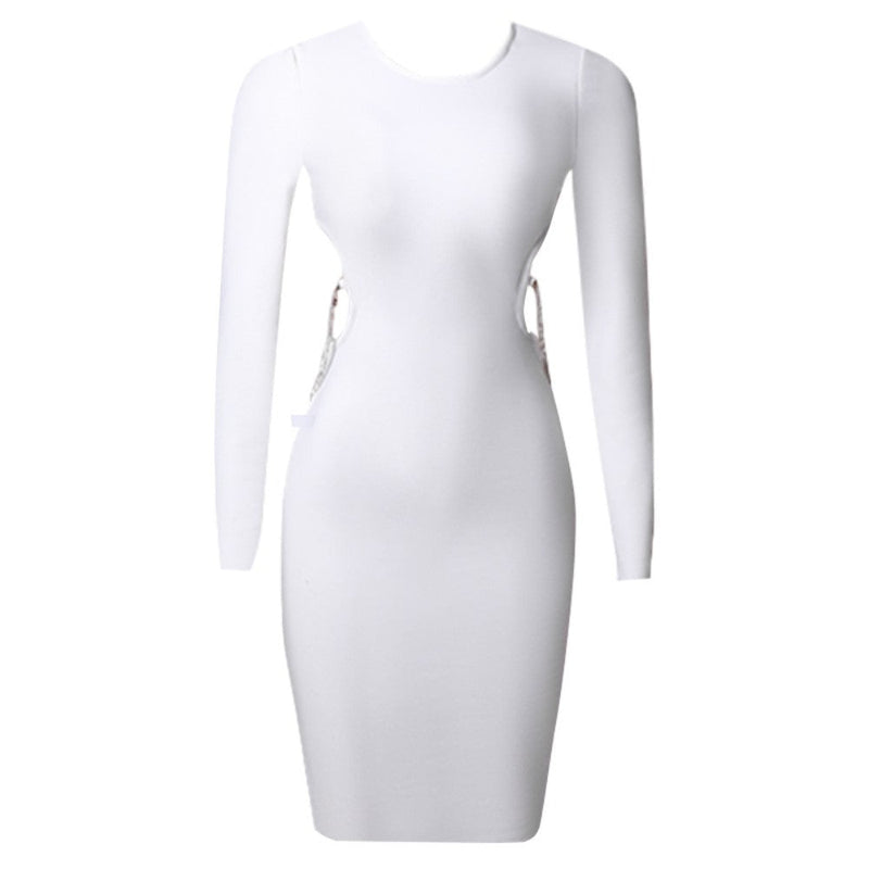 White Bandage Dress PZC1458 4