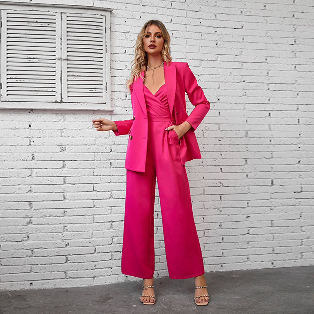 Rose Red Bodycon Set PZL002