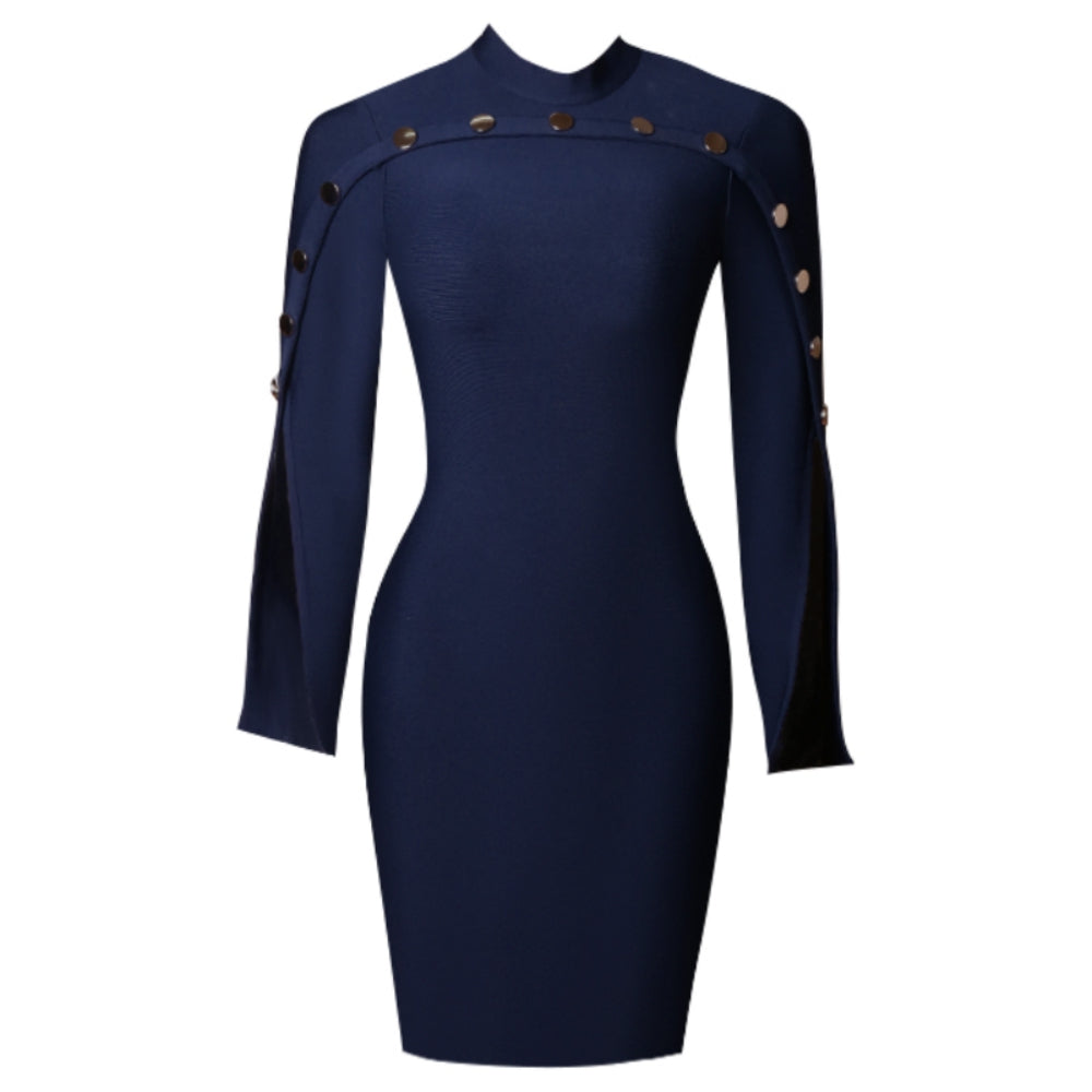 Black Bandage Dress PZL2832 4