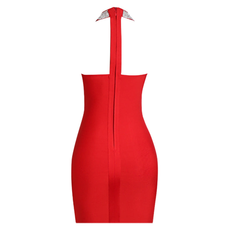 Red Bandage Dress PZL3062 6