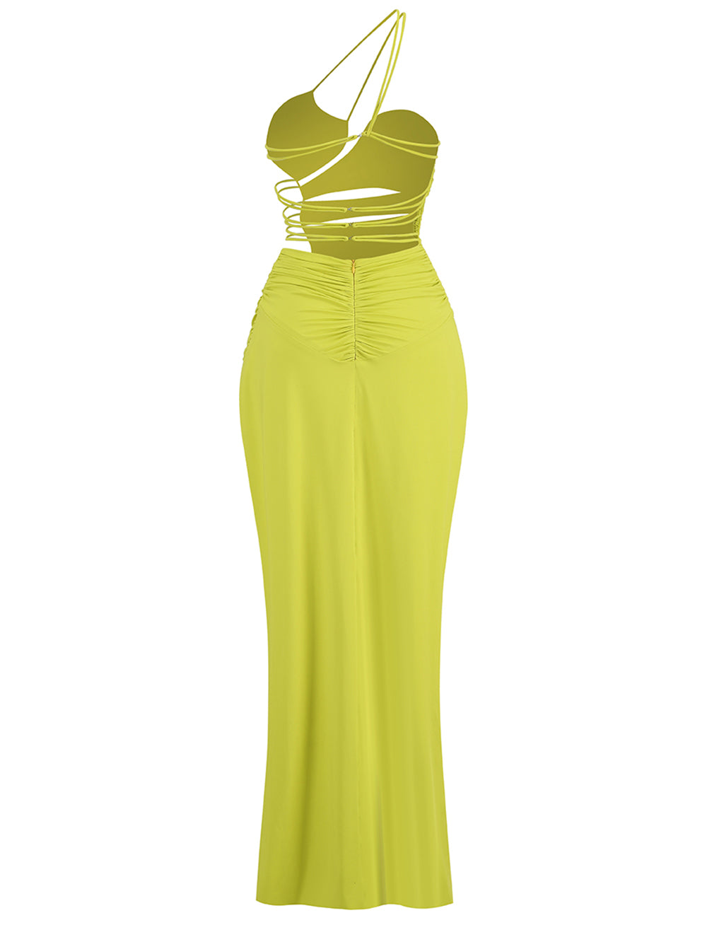 Strappy Sleeveless High Slit Dress ZNSBA919