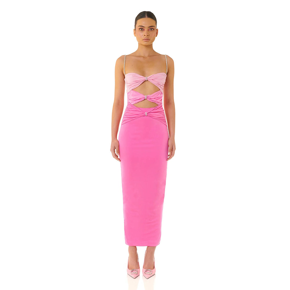 Pink Bodycon Dress ZNSJ631 1