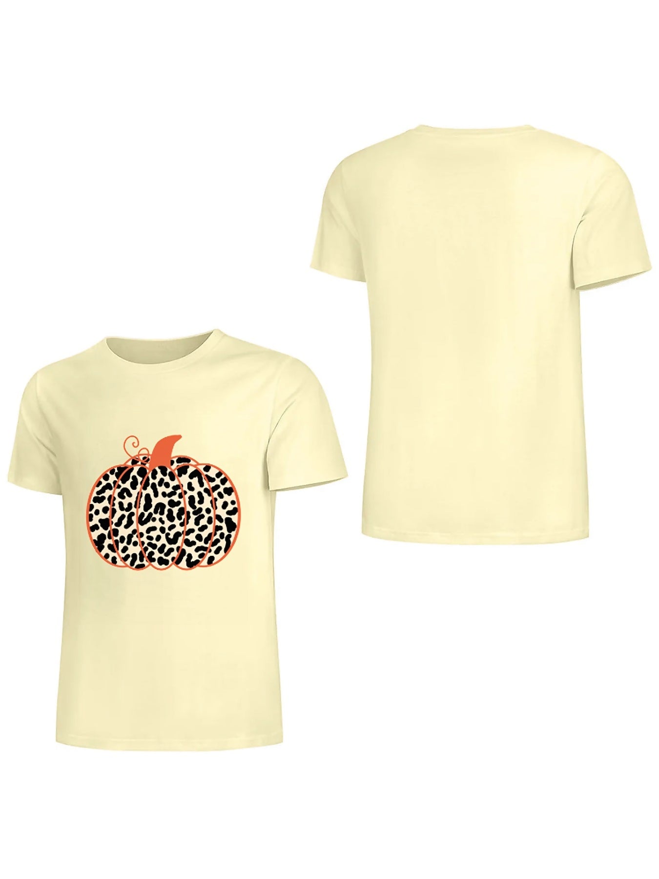 Earkoha Graphic T Shirts for Women Summer Casual Halloween Printed Tee Cotton Tops Loose Fit