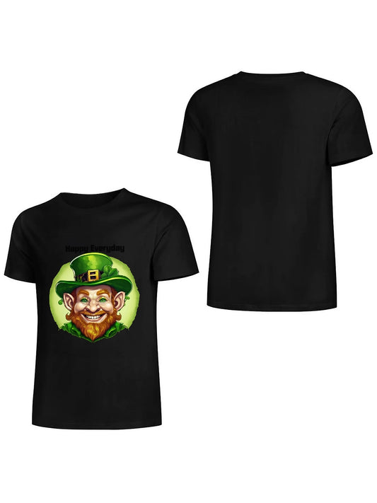 Earkoha Graphic T Shirts for Women Summer Casual Halloween Printed Tee Cotton Tops Loose Fit
