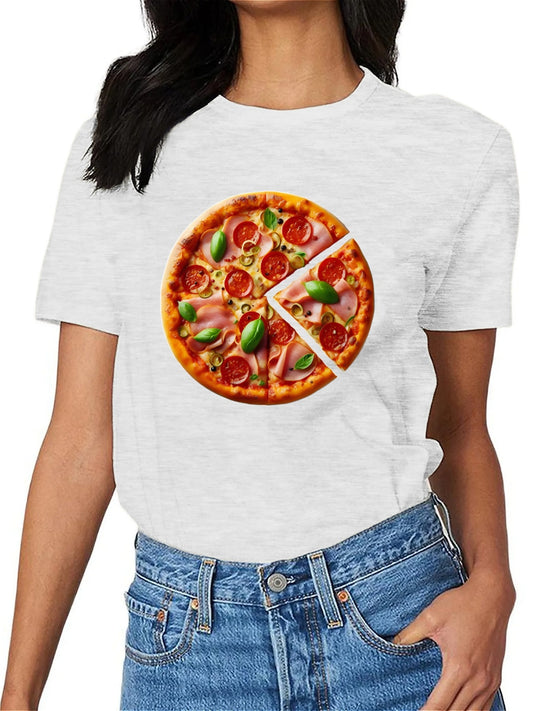 Earkoha Graphic T Shirts for Women Summer Casual Halloween Printed Tee Cotton Tops Loose Fit