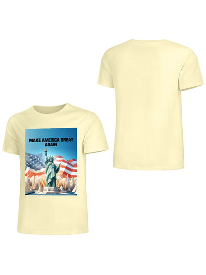 Earkoha Graphic T Shirts for Women Summer Casual Halloween Printed Tee Cotton Tops Loose Fit