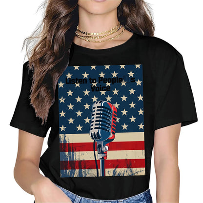 Earkoha Graphic T Shirts for Women Summer Casual Halloween Printed Tee Cotton Tops Loose Fit