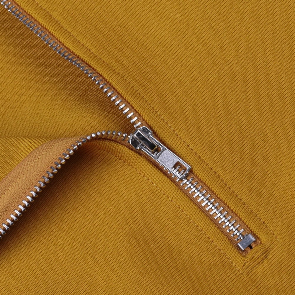 Strappy Sleeveless Frill Over Knee Bandage Dress PF19167 9 in wolddress