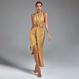 Halter Backless Aphrodite Dress