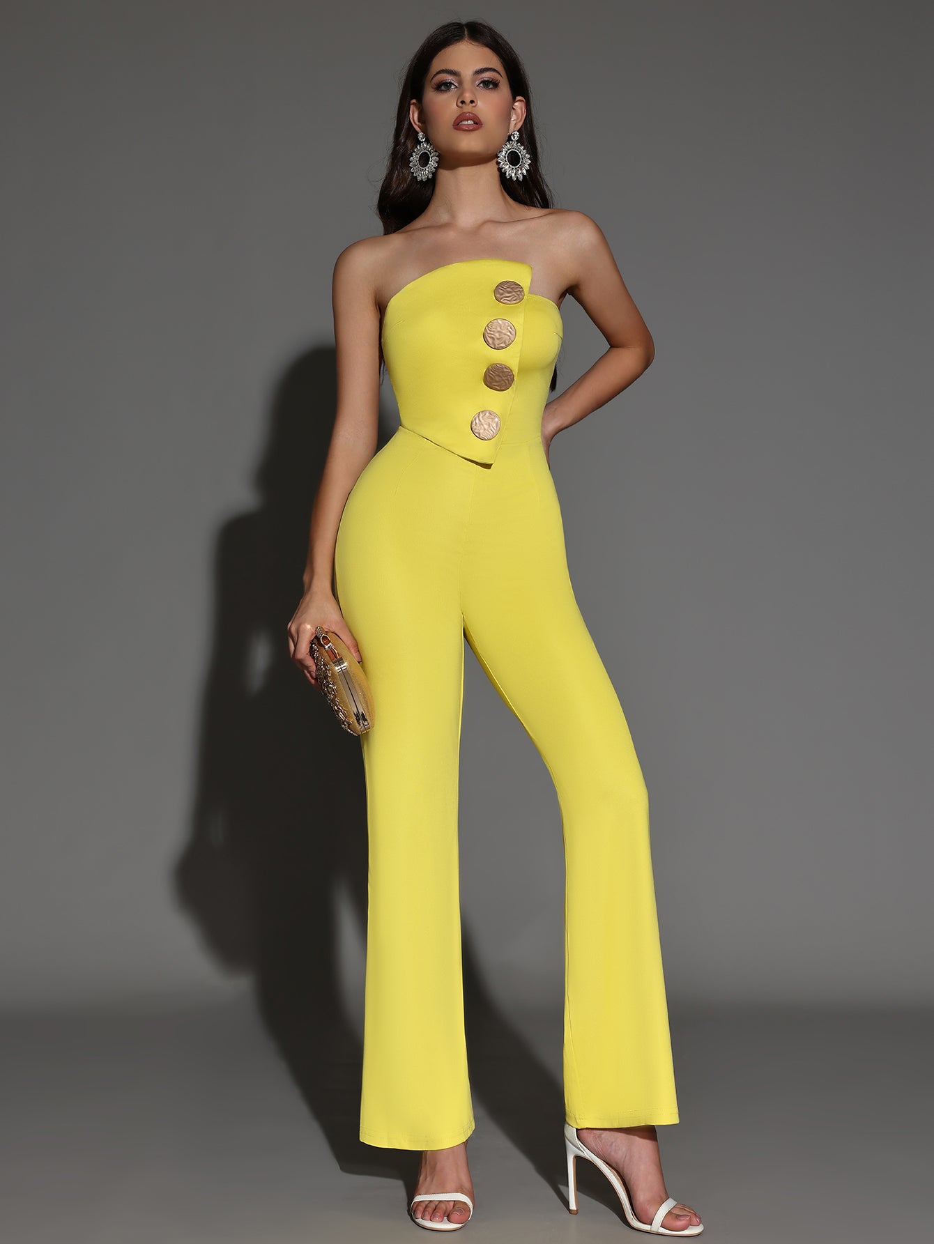 Yellow Jumpsuit FA50136