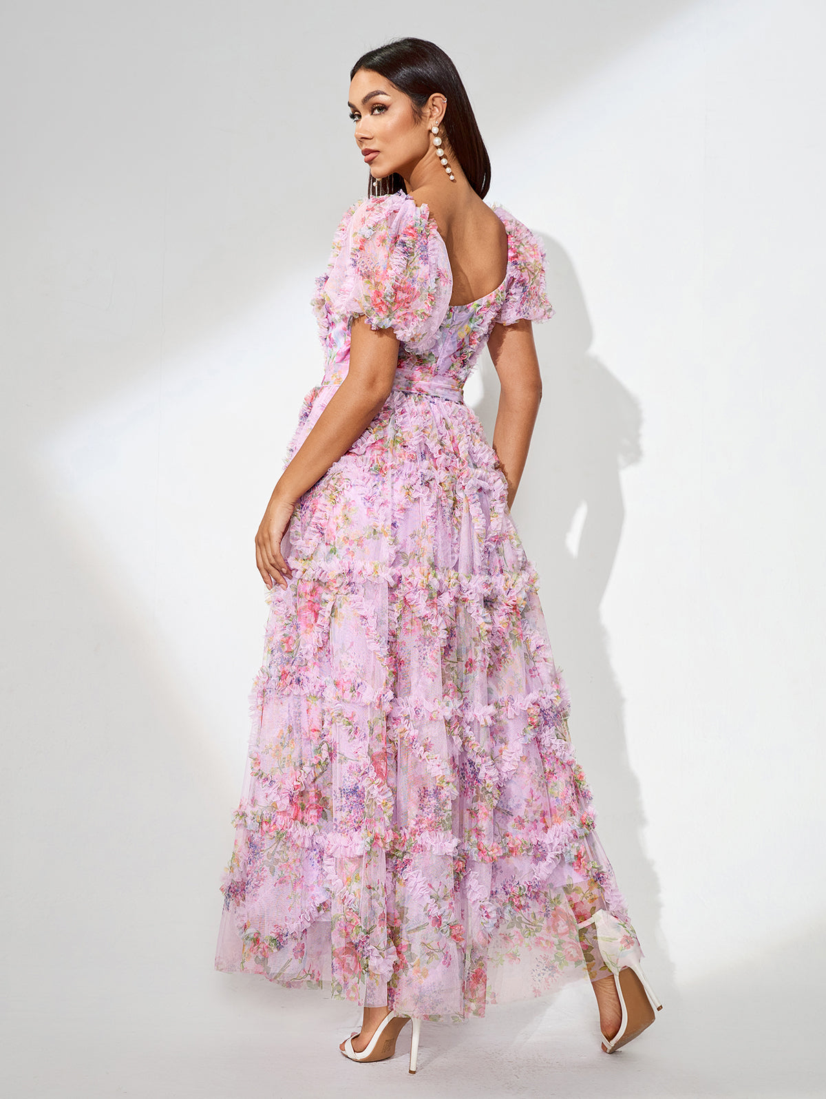 Puff Sleeve Floral Fairy Dress