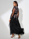 Ethnic Style Floral Maxi Dress