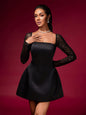 Dolly Sequin-embellished Mini Satin Dress