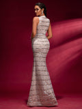 Sparkly Sequin Mermaid Maxi Dress