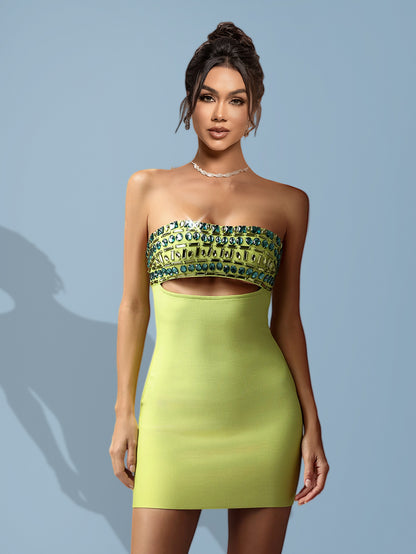 Prasinous Bandage Dress FR2733