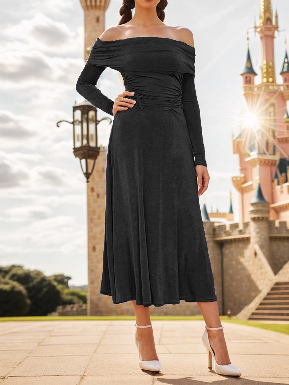Black Bodycon Dress HB00671