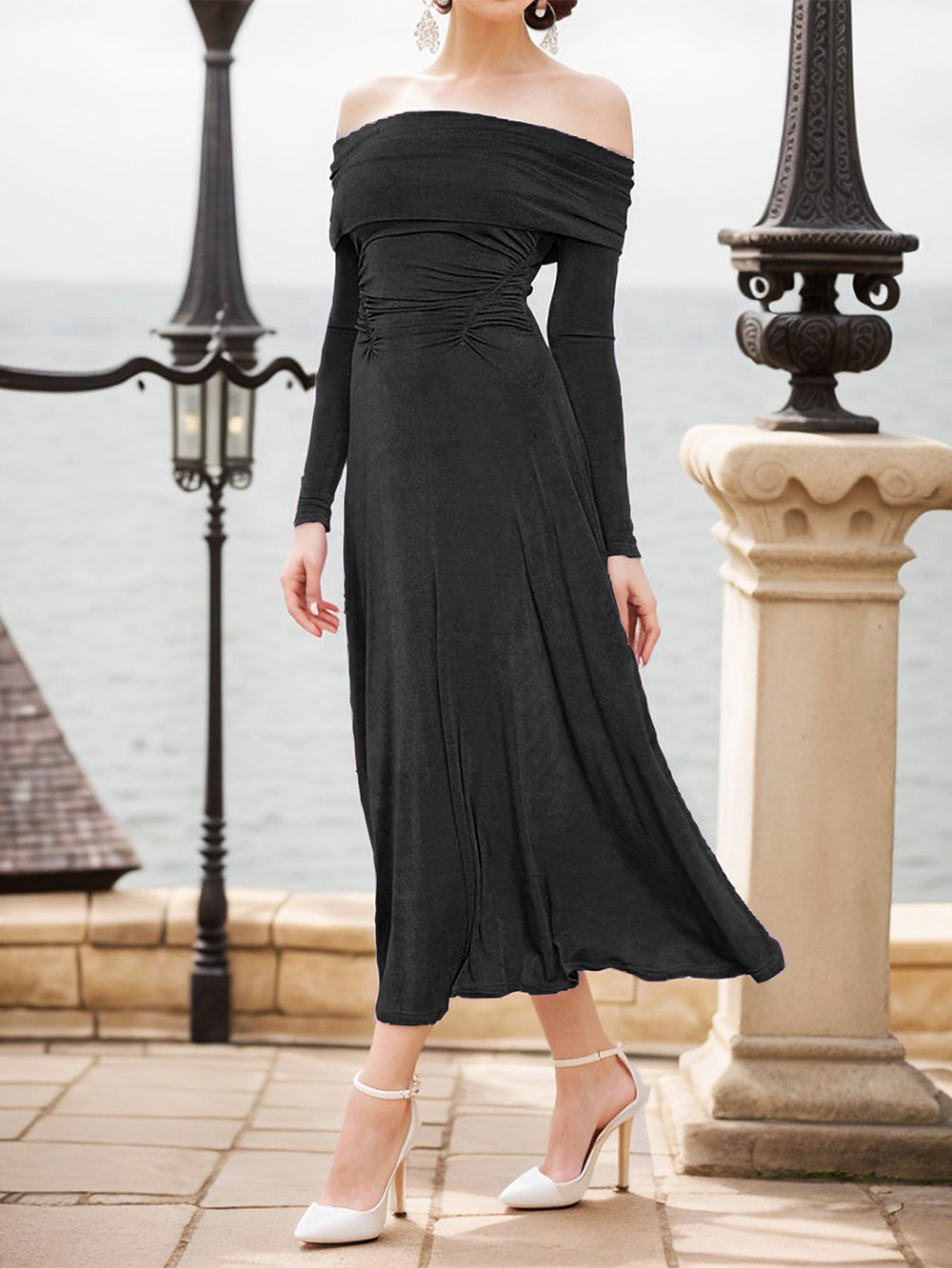 Black Bodycon Dress HB00671