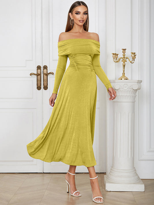 Mustard Bodycon Dress HB00671