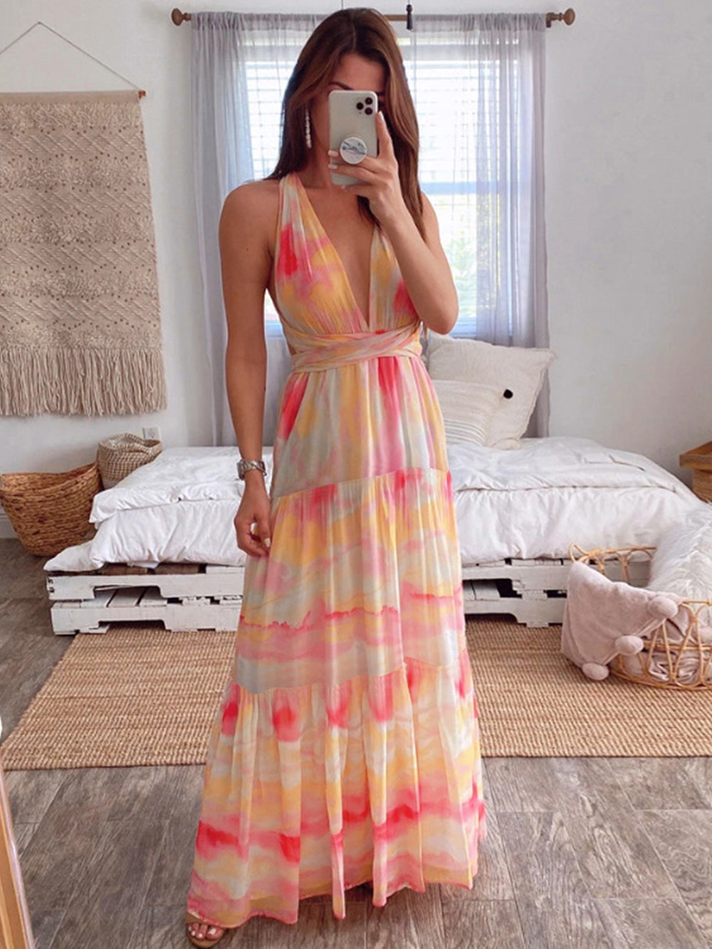 Colorful Bodycon Dress HB01252