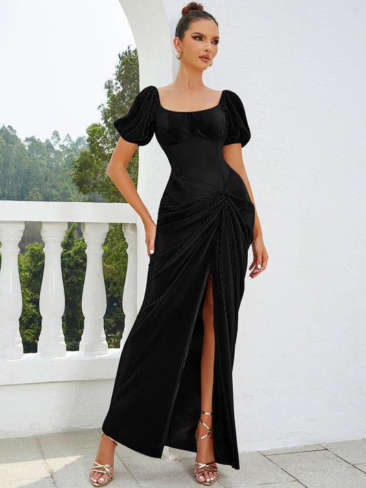 Black Bodycon Dress HB0153