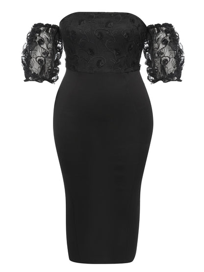 Black Bodycon Dress HB02110
