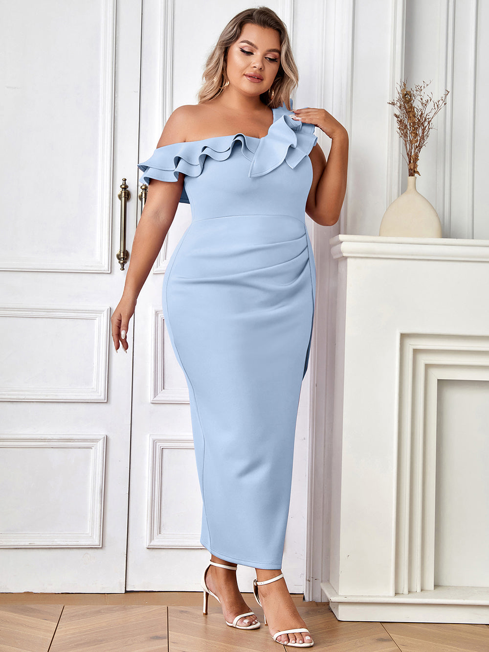 Light Blue Bodycon Dress HB03000