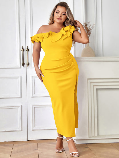 Yellow Bodycon Dress HB03000