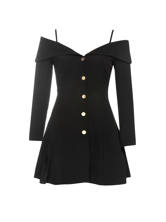 Black Bodycon Dress HB6998