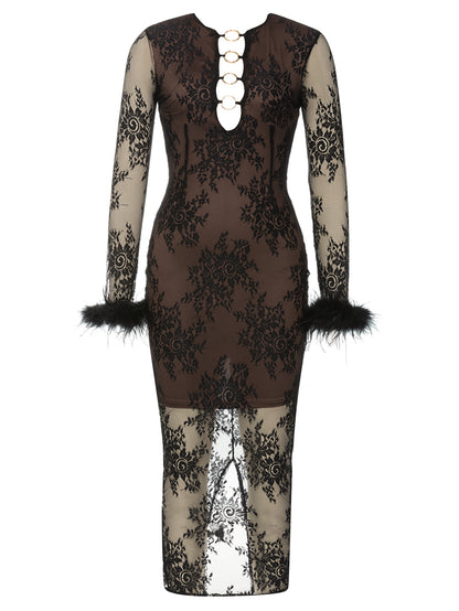 Black Bodycon Dress HB77740