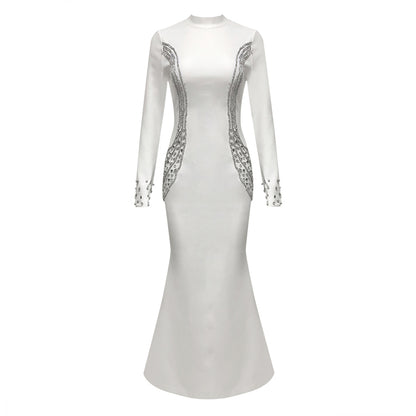 White Bandage Dress HL10024