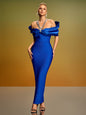 Royal Blue Bandage Dress HL10102