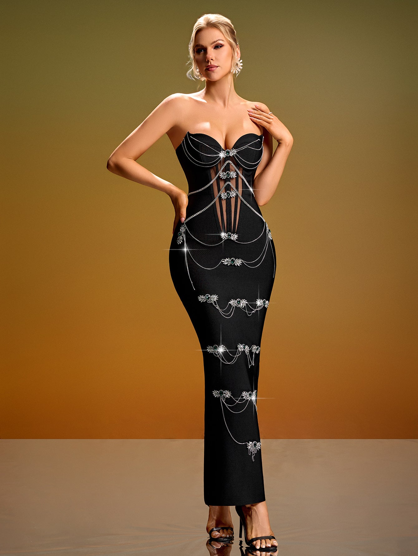 Black Bandage Dress HL10195