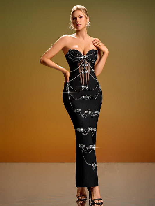 Black Bandage Dress HL10195