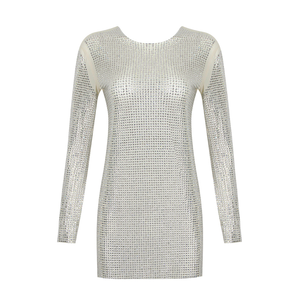 Beige Bodycon Dress HL9485
