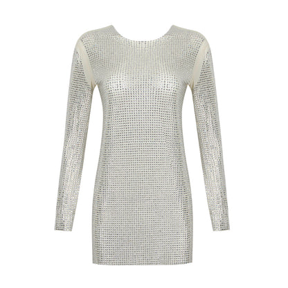 Beige Bodycon Dress HL9485